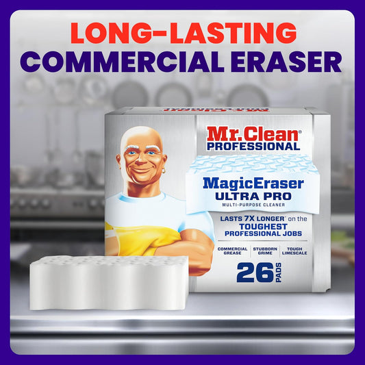 Mr. Clean PRO Magic Eraser Ultra Pro, Heavy Duty Cleaning Sponges (26 pack)
