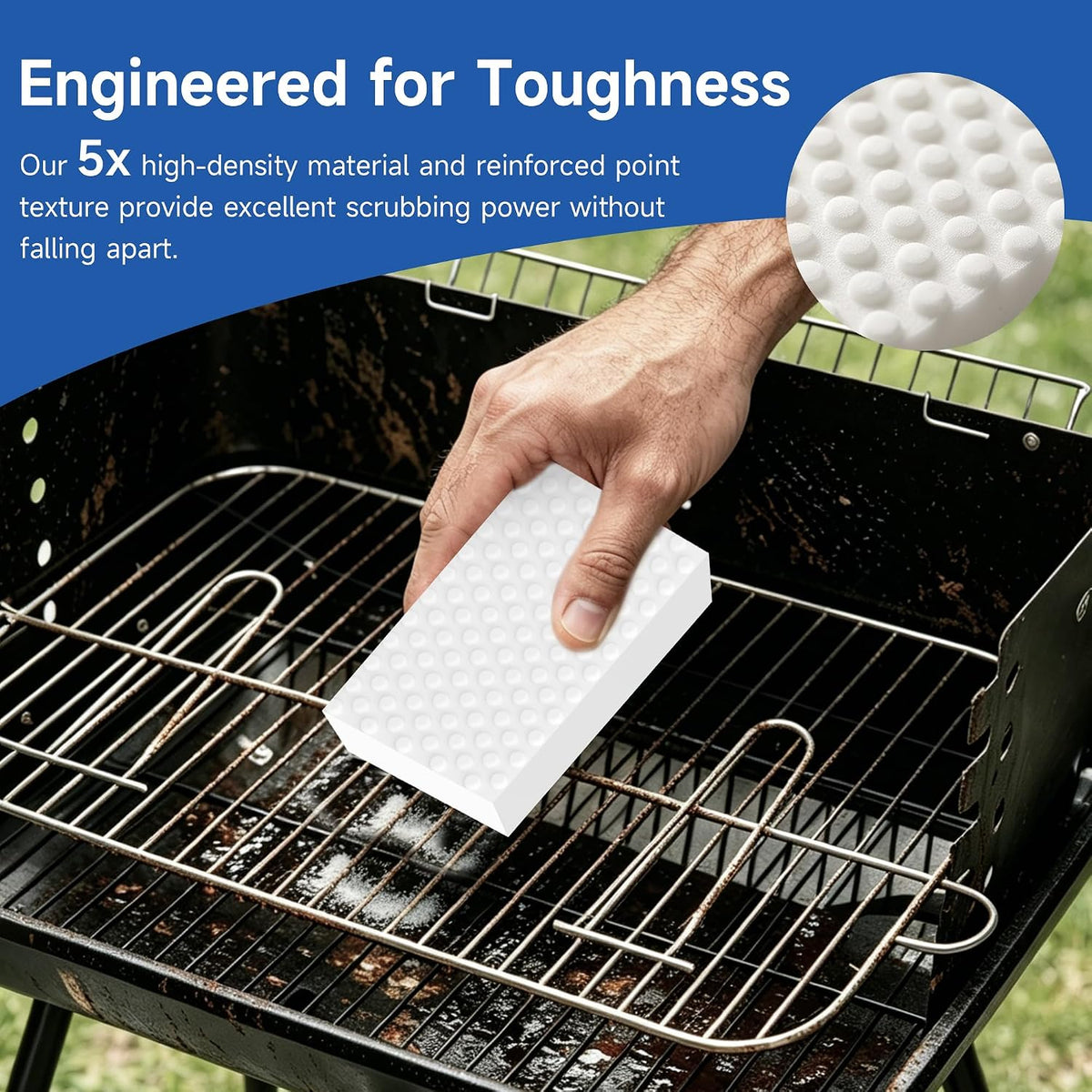 5X Extra Durable Magic Sponge Cleaning Eraser,20 Pack Melamine Sponge
