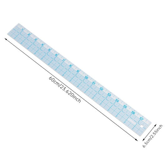 See-Thru Accurate Positioning and Marking Sewing Clear Ruler 2 x 18 inch