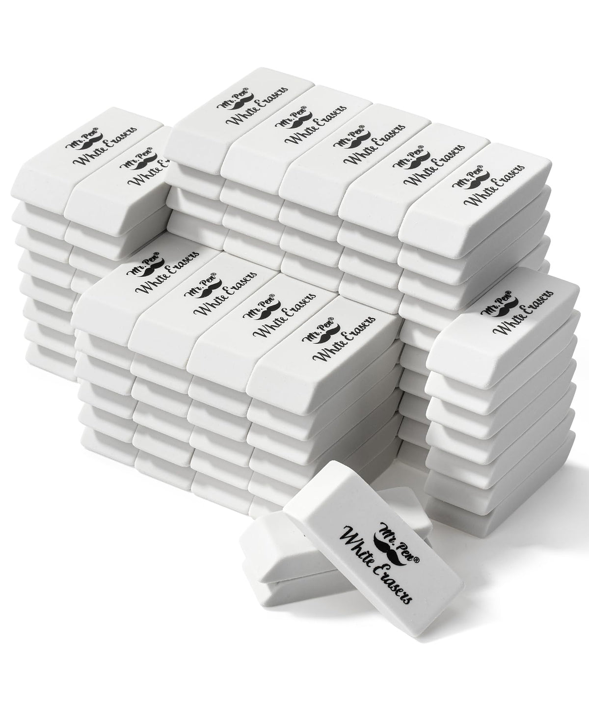 Mr. Pen- Pencil Eraser, 12 Pack, Neon Colors