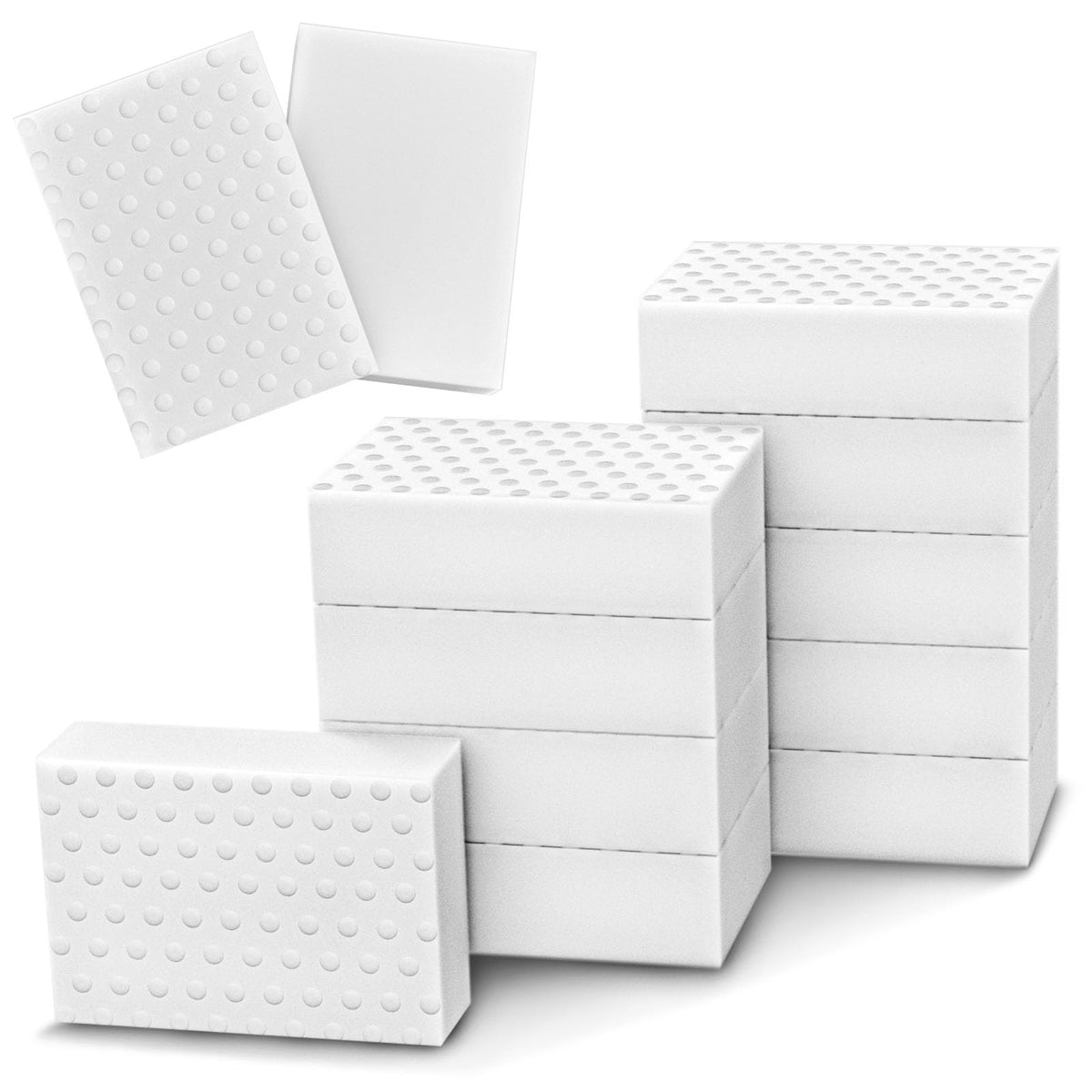 30 Pack Magic Sponge Eraser Extra Thick and Long Lasting Melamine Cleaning Sponges in Bulk - Multi Surface Power Scrubber Foam Cleaning Pads - Bathtub, Floor, Baseboard, Bathroom, Wall Cleaner