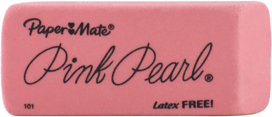 Paper Mate Pink Pearl Eraser, Large, 1 Count