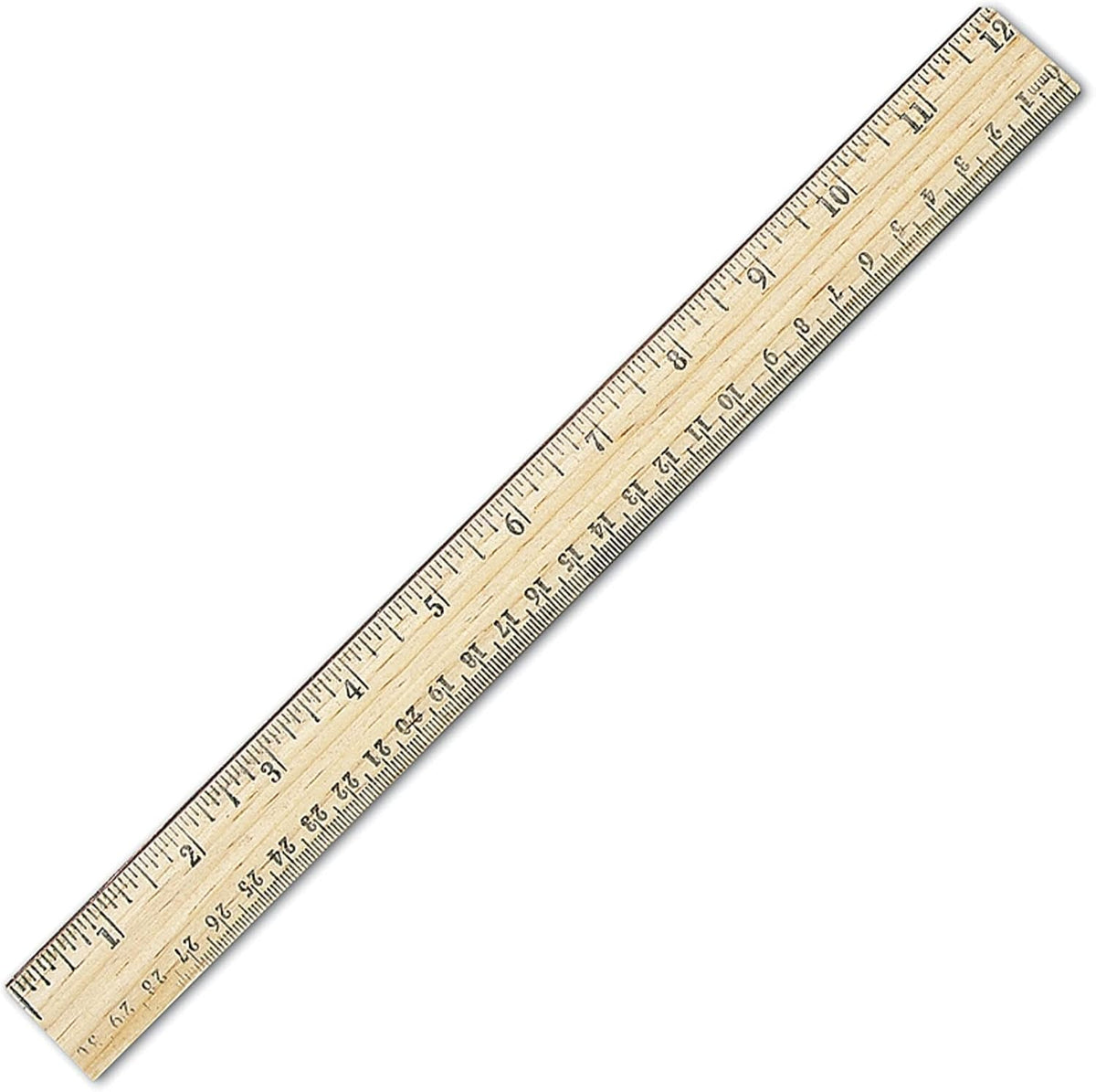 Westcott School Ruler with 16ths and Metric, 12-Inch (10377)