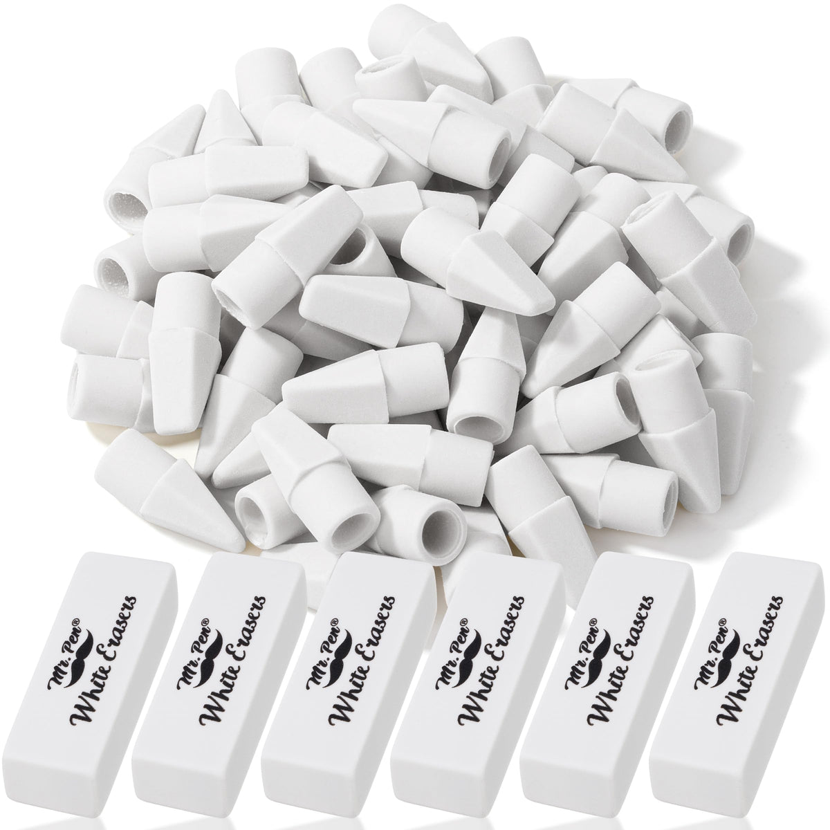 Mr. Pen- School Eraser Combination Set, 60 Pack, Assorted Colors