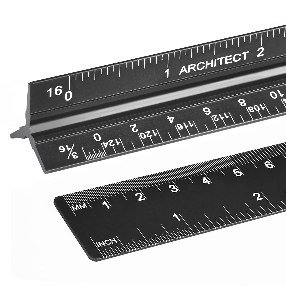 Architectural Scale Ruler, Imperial Measurements 12''