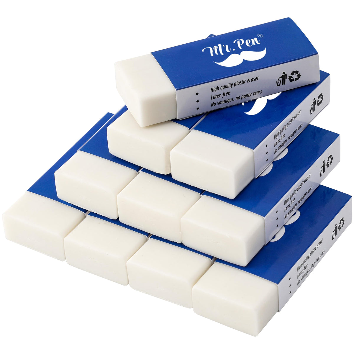 Mr. Pen- Pencil Eraser, 10 Pack