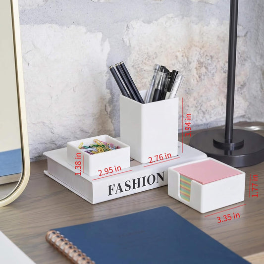 Silicone Pen Holder 3-Piece Set, Black