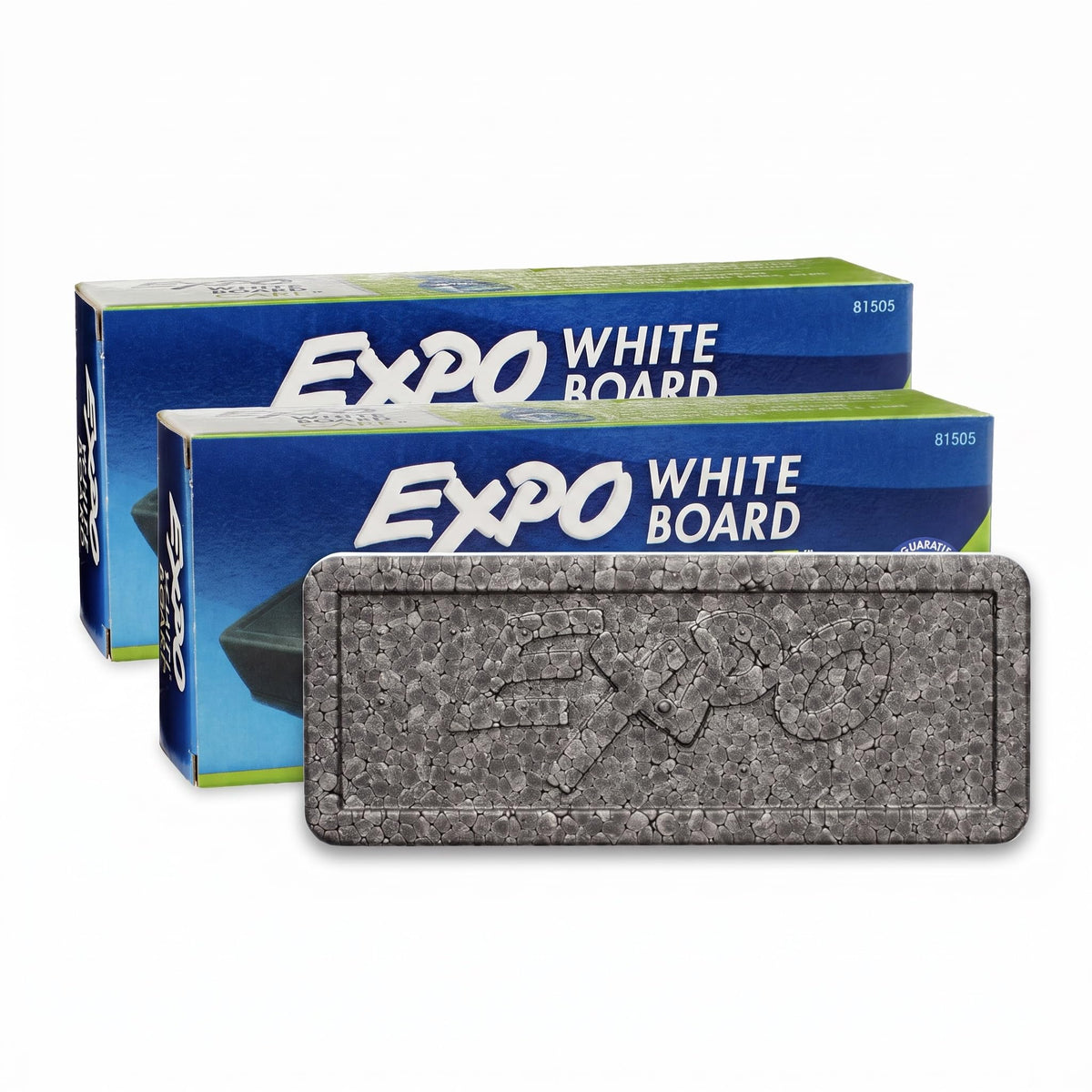 EXPO Dry Erase Soft Pile Block Whiteboard Eraser, 5-1/8 in. x 1-1/2 in. - Whiteboard, Calendar, Organization, Essential Supplies for Office, School, Classroom, Teachers 1 Count(Pack of 2)