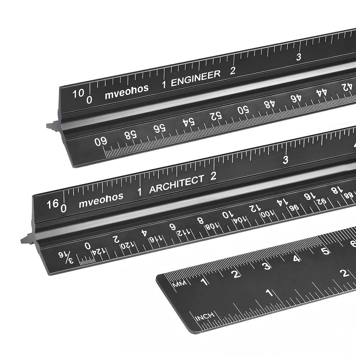Architectural Scale Ruler, Imperial Measurements 12''