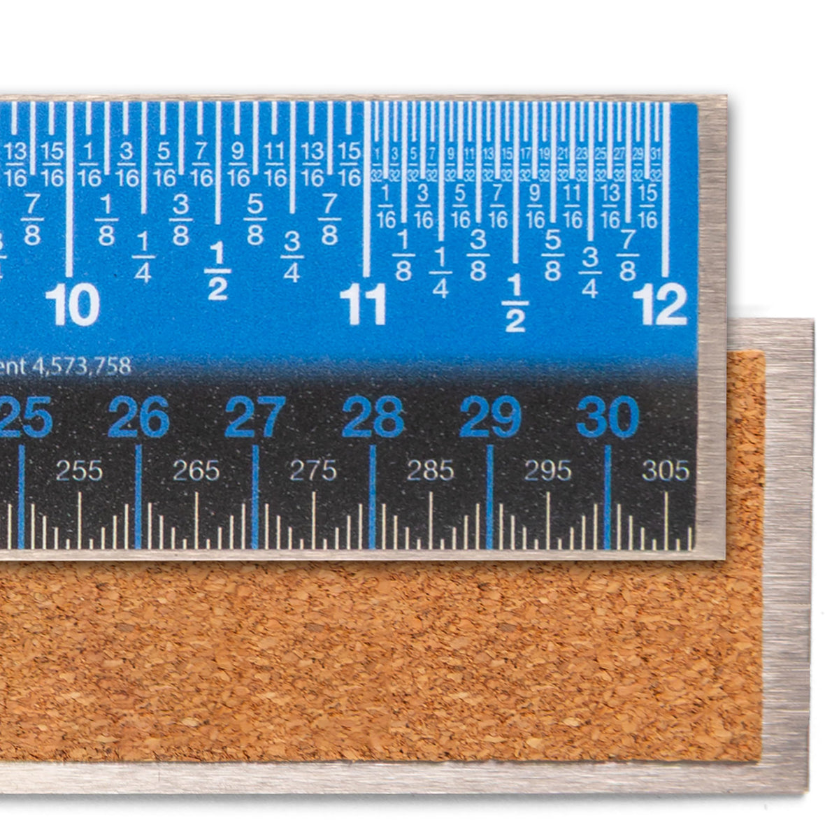 Victor Easy Read 12-Inch Flexible Clear Plastic Ruler, 1/16 Inch Fractions and Metric Scale Markings, Shatterproof Transparent Measuring Tool for School, Office, Crafts, Sewing and DIY